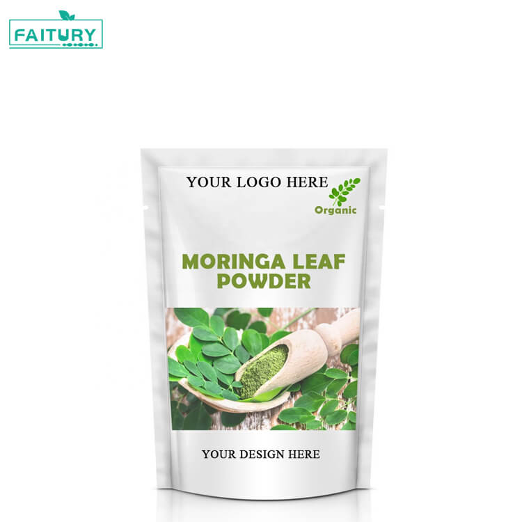 Ekologiskt Moringa Straight Powder Oleifera Moringa Leaf Powder