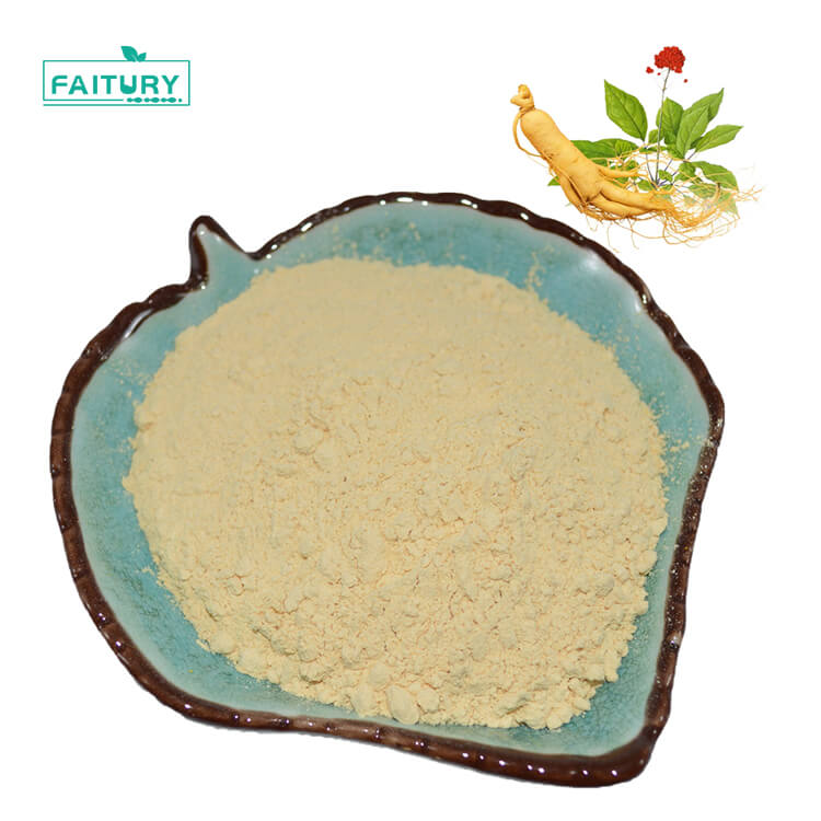 ISO Certified Ginseng Root Extract Powder 5%-80% Ginsenoside Panax Ginseng Extract Powder